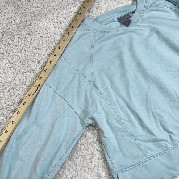 Sweaty Betty Cropped Shirt Terry Cloth Yoga Athleisure Loungewear Sz 8 - Picture 8 of 8